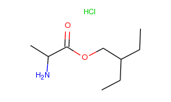 2-Ethylbutyl (2S)-2-aminopropanoate;hydrochloride