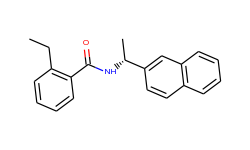 2-ethyl-n-(1r-naphthalen-2-yl-ethyl)-benzamide