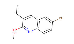 6-bromo-3-ethyl-2-methoxy-quinoline