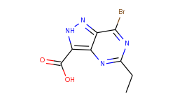 7-Bromo-5-ethyl-1H-pyrazolo[4,3-d]pyrimidine-3-carboxylic acid