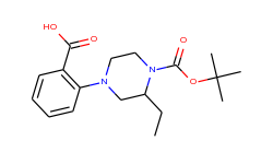 1-(2-carboxyphenyl)-3-ethyl-4-boc piperazine