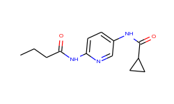 Cyclopropanecarboxamide, N-[6-[(1-oxobutyl)amino]-3-pyridinyl]- (9CI)
