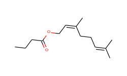 Butanoic acid, (2Z)-3,7-dimethyl-2,6-octadienyl ester