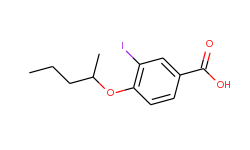 3-iodo-4-(pentan-2-yloxy)benzoic acid