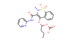 Carbonic acid, ethyl1-[[2-methyl-1,1-dioxido-3-[(2-pyridinylamino)carbonyl]-2H-1,2-benzothiazin-4-yl