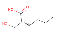 Hexanoic acid, 2-(hydroxymethyl)-, (2R)-