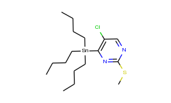 5-chloro-2-(methylthio)-4-(tributylstannyl)pyrimidine