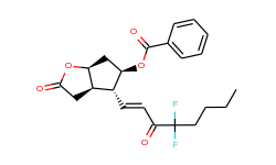 (3aR,4R,5R,6aS)-4-((E)-4,4-Difluoro-3-oxooct-1-en-1-yl)-2-oxohexahydro-2H-cyclopenta[b]furan-5-yl be