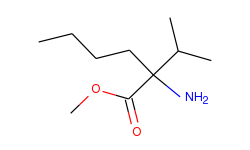 2-amino-2-isopropyl-hexanoic acid methyl ester
