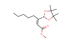 Methyl (Z)-oct-2-enoate-3-boronic acid pinacol ester