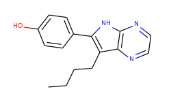 4-(7-butyl-5h-pyrrolo[2,3-b]pyrazin-6-yl)phenol
