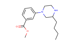 methyl 3-(3-butylpiperazin-1-yl)benzoate