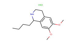 1-Butyl-6,7-dimethoxy-1,2,3,4-tetrahydroisoquinoline hydrochloride