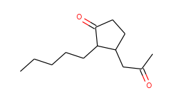 Cyclopentanone, 3-(2-oxopropyl)-2-pentyl-