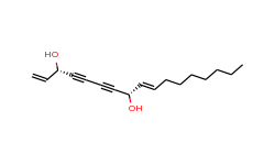 1,9-Heptadecadiene-4,6-diyne-3,8-diol, (3S,8S,9Z)-