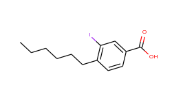 4-hexyl-3-iodobenzoic acid