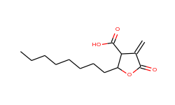 4-Methylene-2-octyl-5-oxo-tetrahydro-furan-3-carboxylic acid