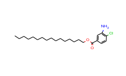 3-amino-4-chloro benzoic acid hexadecylester