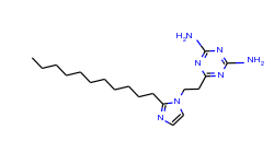 2,4-Diamino-6-[2-(2-Undecyl-1-Imidazolyl)Ethyl]-1,3,5-Triazine