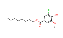 octyl 3-chloro-4-hydroxy-5-methoxybenzoate