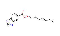 1H-Benzotriazole-5-carboxylic acid, octyl ester