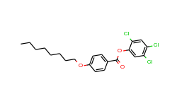 2,4,5-Trichlorophenyl 4-n-Octyloxybenzoate