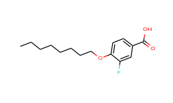 Benzoic acid, 3-fluoro-4-(octyloxy)-