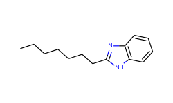 1H-Benzimidazole, 2-heptyl-