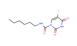 1(2H)-Pyrimidinecarboxamide, 5-fluoro-N-hexyl-3,4-dihydro-2,4-dioxo-