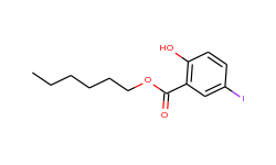 hexyl 2-hydroxy-5-iodobenzoate