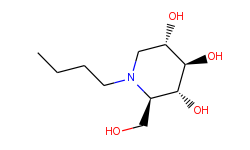 3,4,5-Piperidinetriol, 1-butyl-2-(hydroxymethyl)-, (2R,3R,4R,5S)-