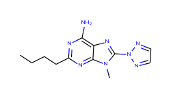 9H-Purin-6-amine, 2-butyl-9-methyl-8-(2H-1,2,3-triazol-2-yl)-