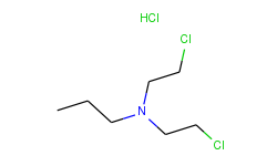 bis-(2-chloro-ethyl)-propyl-amine; hydrochloride