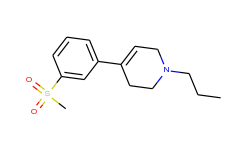 4-[3-(Methylsulfonyl)phenyl]-1-propyl-1,2,3,6-tetrahydropyridine