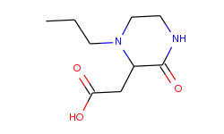 2-(3-oxo-1-propyl-2-piperazinyl)acetic acid