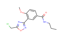 3-[5-(chloromethyl)-1,2,4-oxadiazol-3-yl]-4-methoxy-n-propylbenzamide
