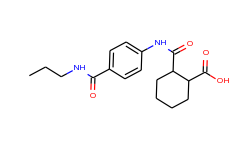 2-({4-[(propylamino)carbonyl]anilino}carbonyl)-cyclohexanecarboxylic acid