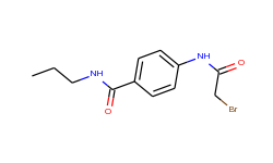 4-[(2-bromoacetyl)amino]-n-propylbenzamide