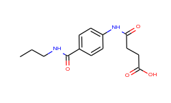 4-oxo-4-{4-[(propylamino)carbonyl]-anilino}butanoic acid