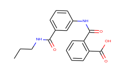 2-({3-[(propylamino)carbonyl]anilino}carbonyl)-benzoic acid