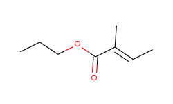 2-Butenoic acid, 2-methyl-, propyl ester, (2E)-