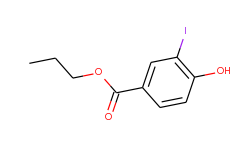propyl4-hydroxy-3-iodobenzoate