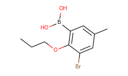 3-bromo-5-methyl-2-propoxyphenylboronic acid