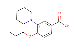 3-piperidin-1-yl-4-propoxy-benzoic acid