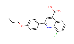 8-chloro-2-(4-propoxyphenyl)quinoline-4-carboxylic acid