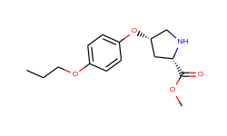 methyl (2s,4s)-4-(4-propoxyphenoxy)-2-pyrrolidinecarboxylate