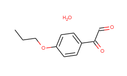 2-Oxo-2-(4-propoxyphenyl)acetaldehyde hydrate