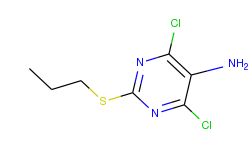 5-Pyrimidinamine, 4,6-dichloro-2-(propylthio)-