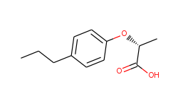 Propanoic acid, 2-(4-propylphenoxy)-, (2R)-