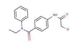 4-[(2-bromoacetyl)amino]-n-ethyl-n-phenylbenzamide